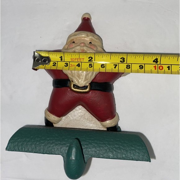 VTG Midwest Cannon Falls Eddie Bauer 1998 Santa Star Cast Iron Stocking Holder - Picture 11 of 11